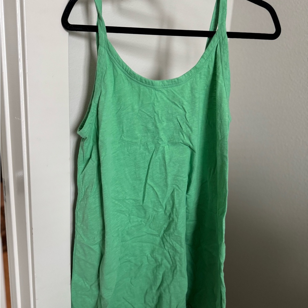 Universal Thread Green Fitted Midi Dress